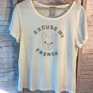 💝 3/$75 Monroe and Main Excuse My French T-Shirt